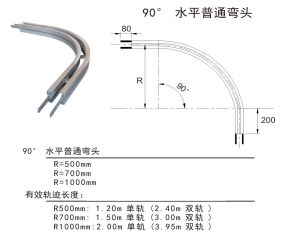 83-90度水平普通彎頭